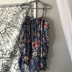 Floral off the shoulder top